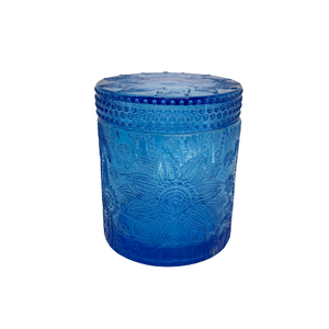 Custom Candle in Ocean Blue 9 oz. Ziva jar