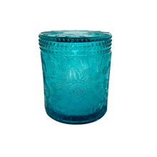 Load image into Gallery viewer, Custom Candle in Teal 9 oz. Ziva jar